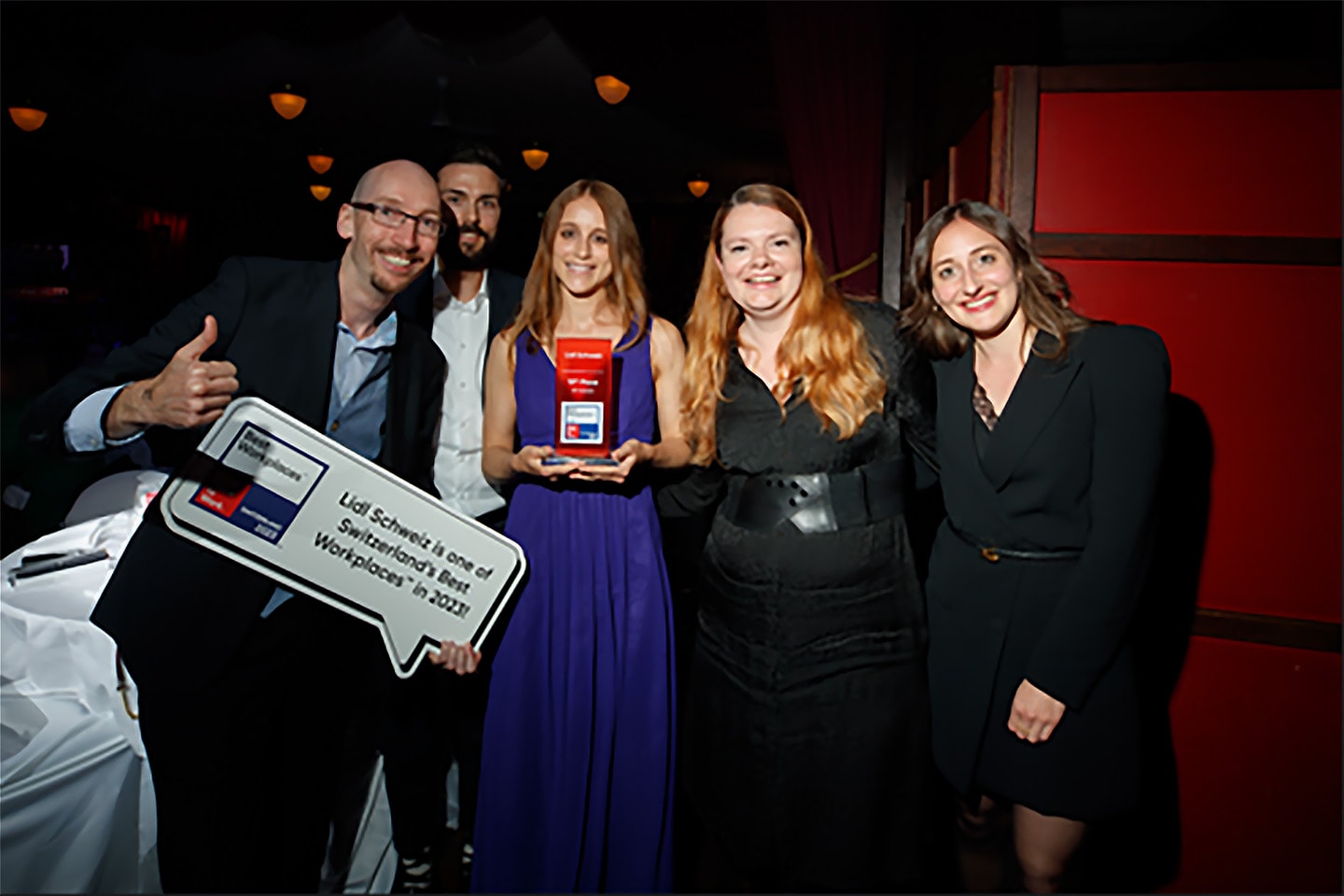 Team Lidl bei der Veranstaltung von "Best workplaces".
