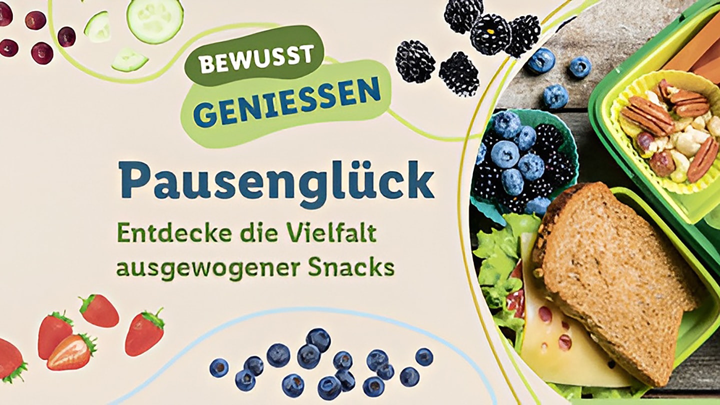 Pausenglueck Plakat von Lidl.