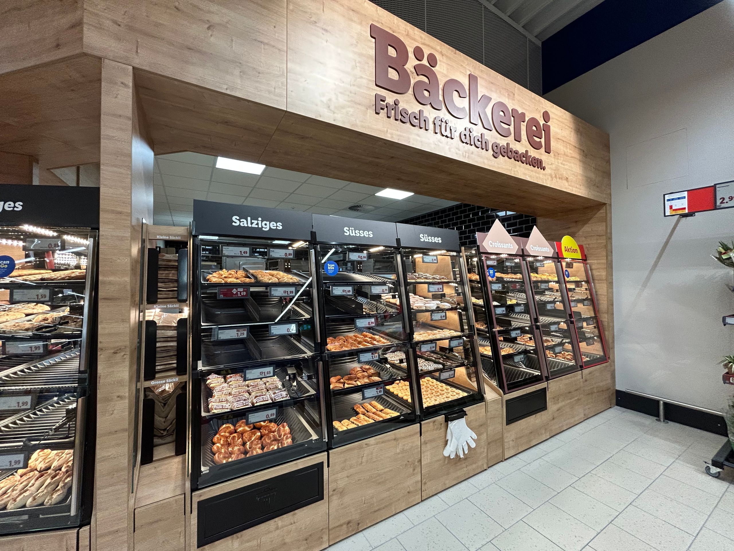 Bäckerei der Lidl Filiale in Bützberg.