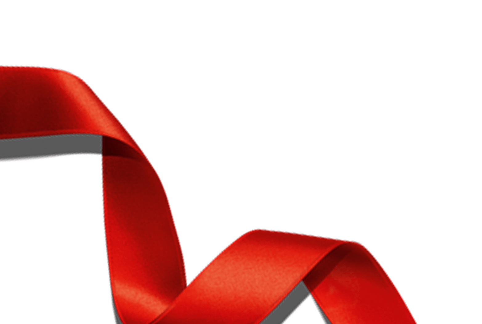 Boucle rouge pour la période de Noël.