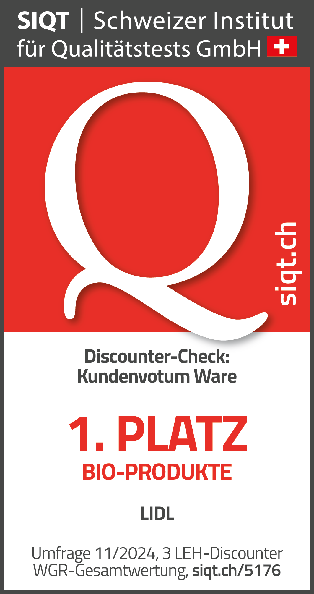 1. Platz Bio-Produkte