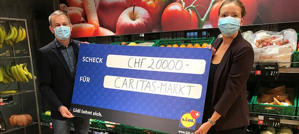 Spende an Caritas-Markt