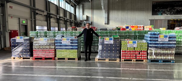 Komissionierte Ware mit Semir Lidl Schweiz